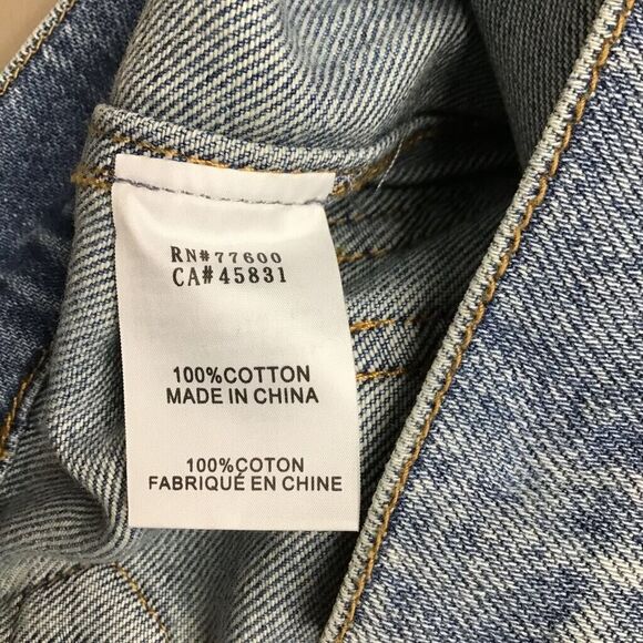 Sandrine Rose Womens Blue Distressed Medium Wash High Rise Pockets Denim 26 New‎ - Picture 11 of 11